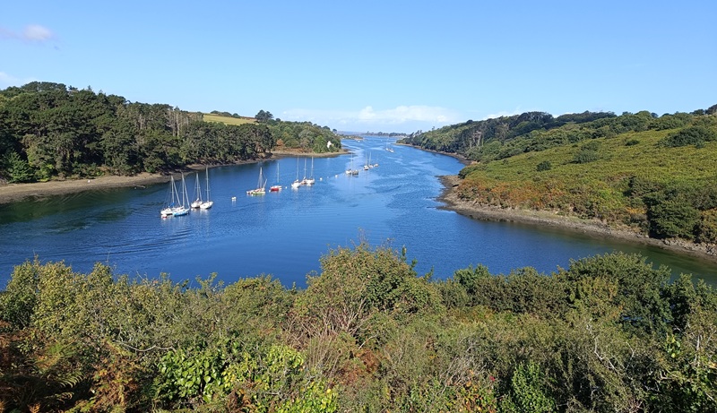 Vue sur l'Aber Wrac'h : location gîte Ty Bernhel