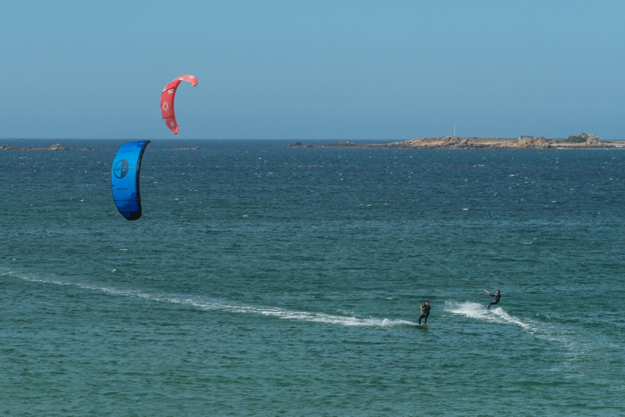 Kite surf Finistère nord, à l'Aber Wrach