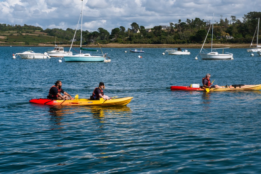 La location de kayaks est au port de l'Aber Wrach à proximité de notre location Ty Bernhel, Landéda
