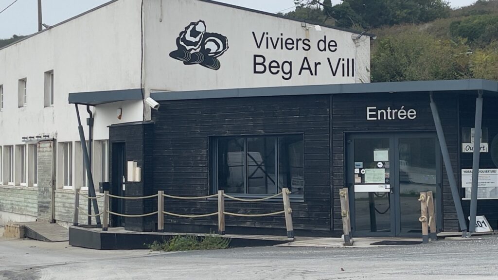 Vente d'huîtres et moules Beg Ar Vill