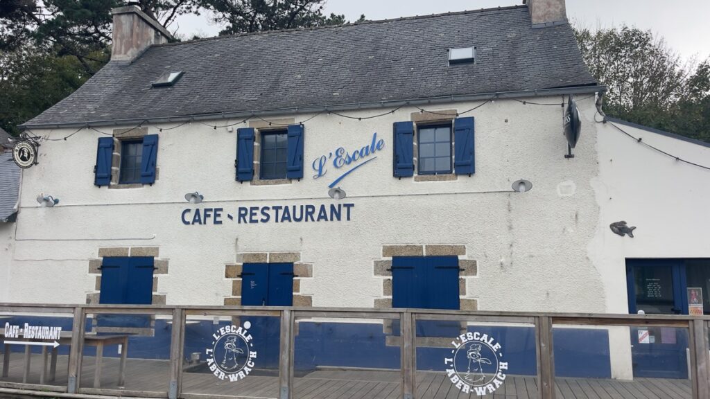Restaurant Café L'Escale Aber Wrach tout proche de notre location gite Ty Bernhel
